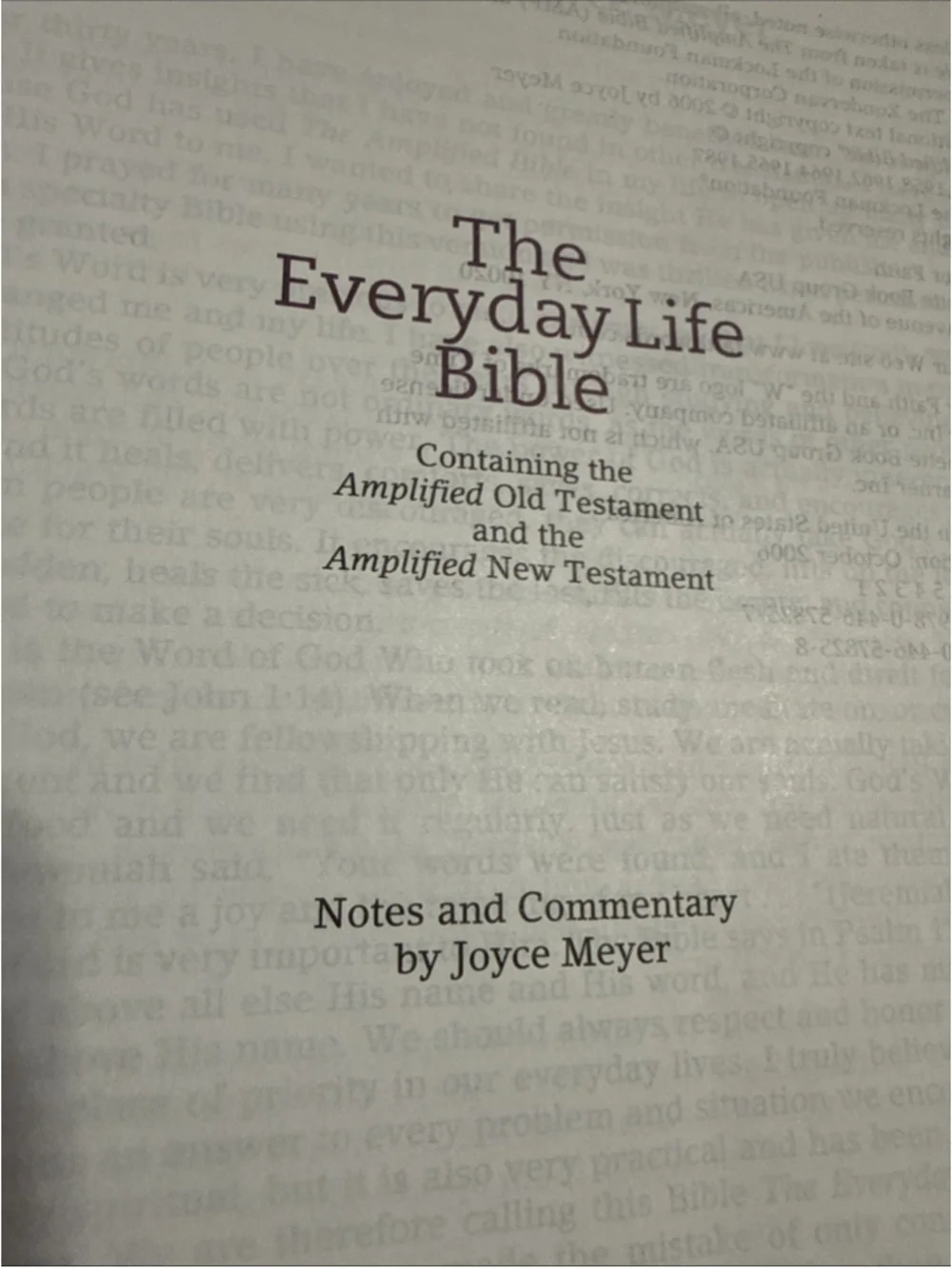 Faith Words everyday life